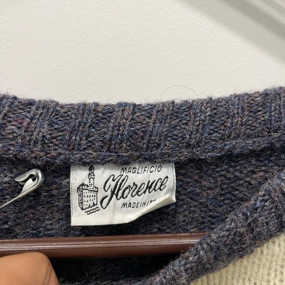 Maglificio Florence geometric pattern vintage‎ style pullover sweater - Picture 4 of 12